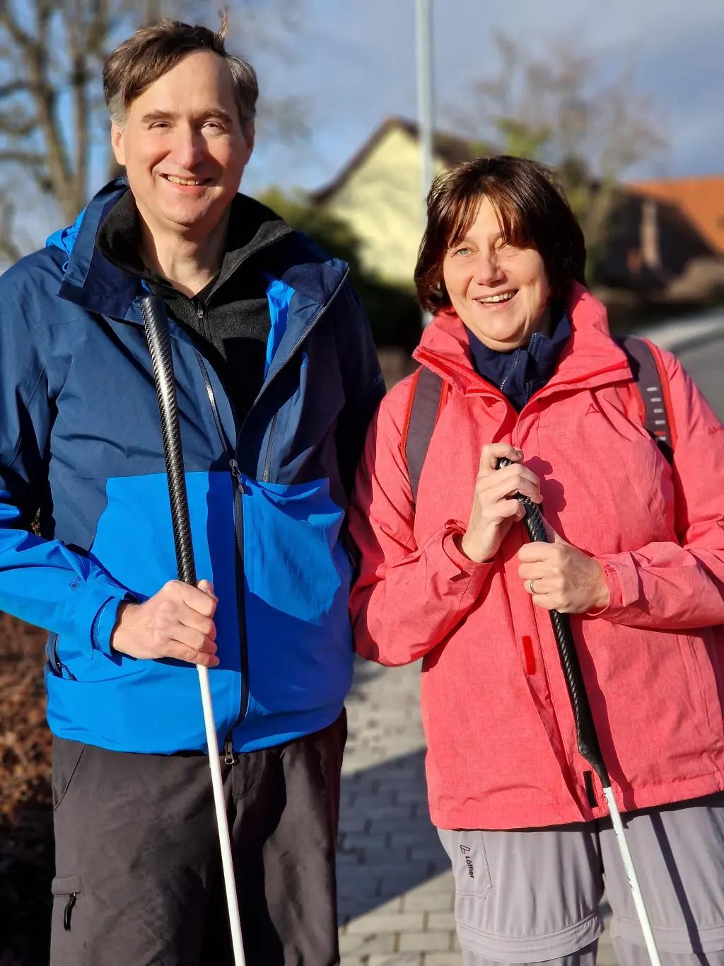Sonja und Rainer lchelnd in Nahaufnahme